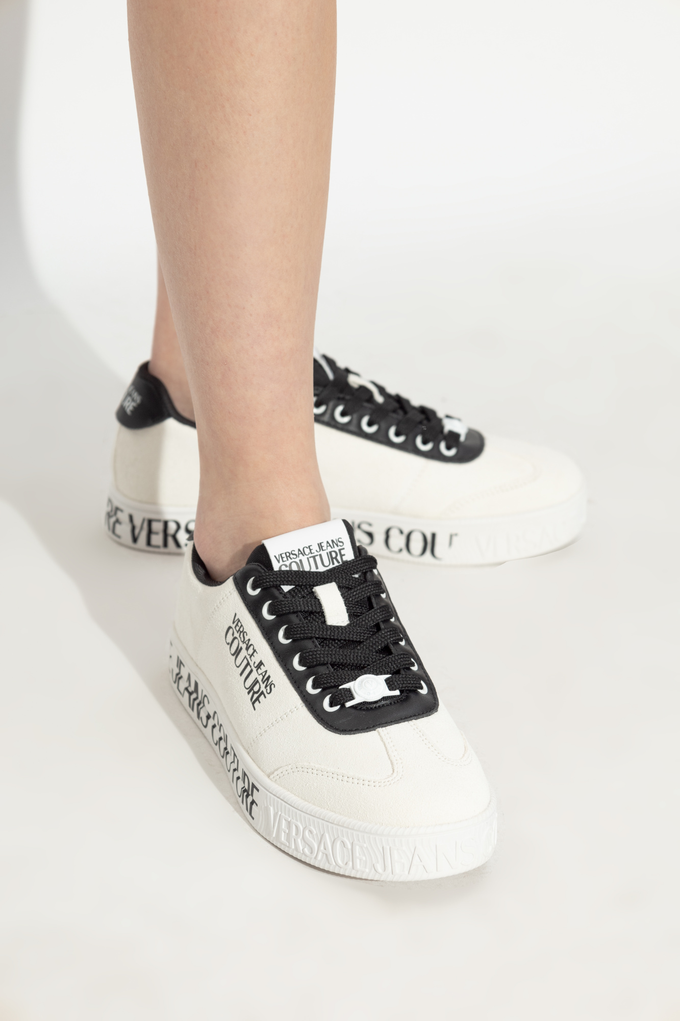 スニーカー VERSACE JEANS COUTURE Woman Sneakers White 78YA3SK6ZPB02 003 90_E74VA3SC2-